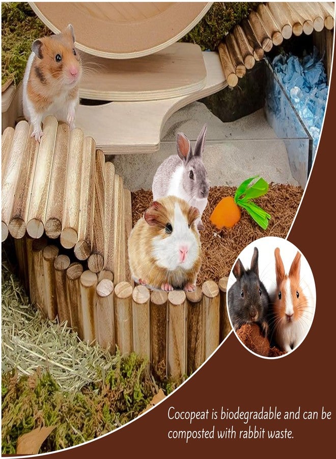 Nelgates Small Animal Bedding, Natural Soft Paper Bedding Coco peat for Small Indoor and Outdoor Pets Rabbit, Guinea Pig, Hamster, Chinchilla, Rat, or Mouse 1kg Animal Bedding pet Products - Image 4